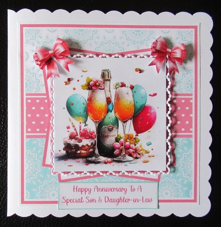 Happy Anniversary Mini Kit 5x7 &. 6x6 (6) by Davina Rundle