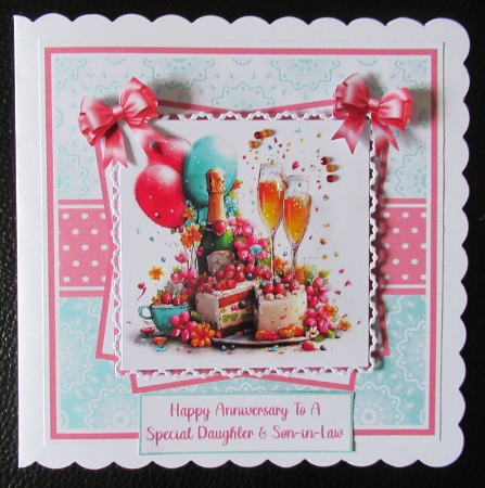 Happy Anniversary Mini Kit 5x7 &. 6x6 (6) by Davina Rundle