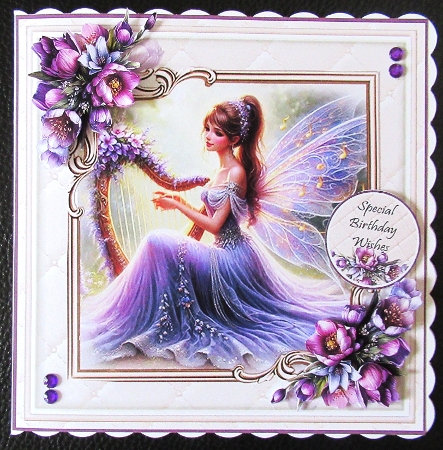 Fairy Harpist Mini Page Kit by Davina Rundle