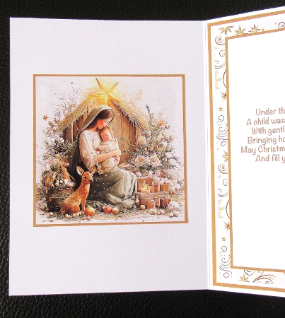 Nativity Scene Mini Kit 5x7 (3) by Davina Rundle