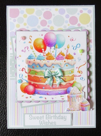 Happy Birthday #4 Mini Kit 5x7 (3) by Davina Rundle