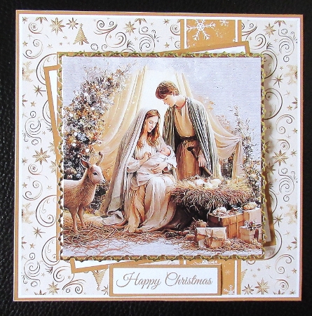 Nativity Scene Mini Kit 7x7 (5) by Davina Rundle