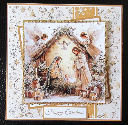 Nativity Scene Mini Kit 7x7 (5) by Davina Rundle
