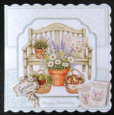 5x7 6x6 IN THE GARDEN by Davina Rundle