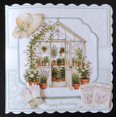 5x7 6x6 IN THE GARDEN by Davina Rundle
