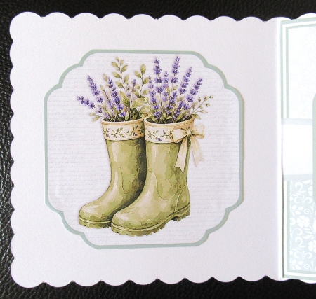 5x7 6x6 IN THE GARDEN by Davina Rundle