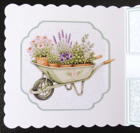 5x7 6x6 IN THE GARDEN by Davina Rundle