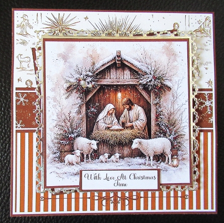 Nativity Scene #2 Mini Kit 7x7 (5) by Davina Rundle