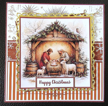 Nativity Scene #2 Mini Kit 7x7 (5) by Davina Rundle