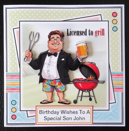 Licensed to grill by Davina Rundle