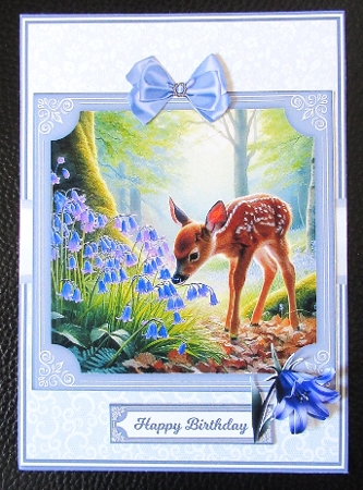 IN THE BLUEBELLS set 2  5x7 6x6 by Davina Rundle