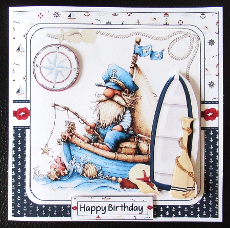 7x7 Lets go sailing choice of four mini kit by Davina Rundle