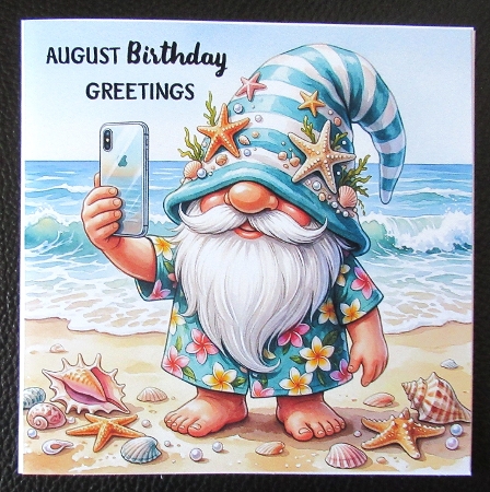 Beach gnome selfie  by Davina Rundle