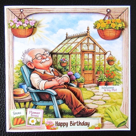 Gardens joy 6x6 by Davina Rundle