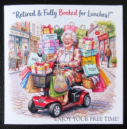 Humorous Retirement collection female 3 by Davina Rundle