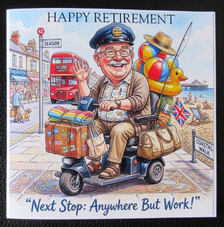 Humorous Retirement collection Male 1 by Davina Rundle