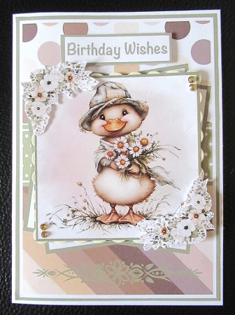 Duck In Bloom #2 Mini Kit 5x7 (3) by Davina Rundle