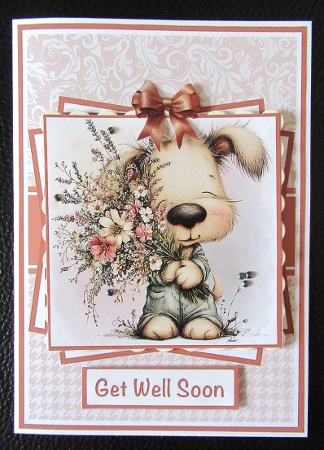 Dogs In Bloom #2 Mini Kit 5x7 (3) by Davina Rundle