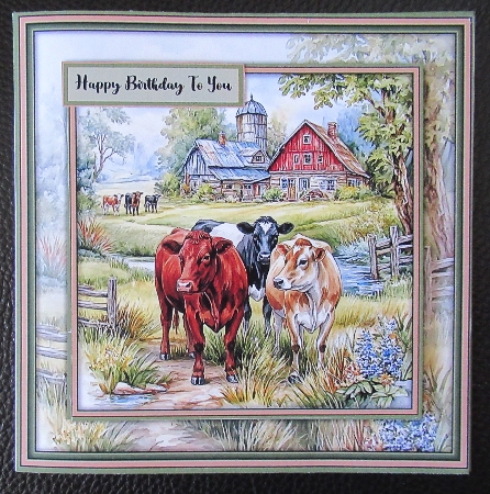 Farm Cows - Mini Kit 6x6 by Davina Rundle
