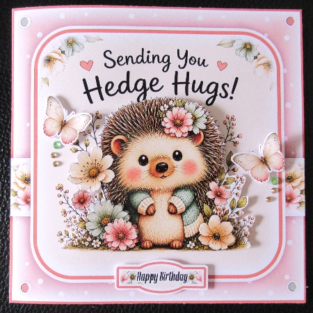 Sending You Hedge Hugs Mini Kit by Davina Rundle