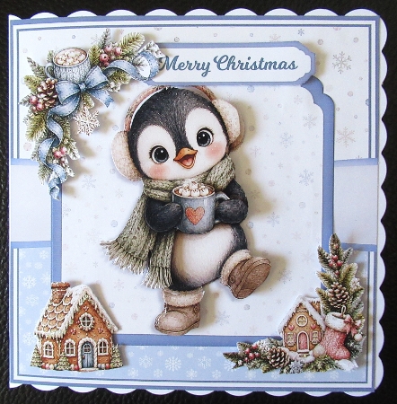 WINTER CUTIES set 1 - decoupage or toppers by Davina Rundle