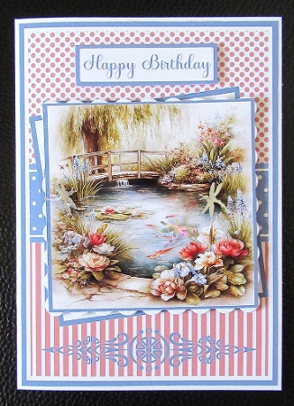 Garden Pond Mini Kit 5x7 (3) by Davina Rundle