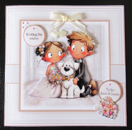 The bride and groom by Davina Rundle