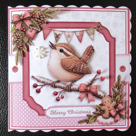 WOODLAND BIRDS AT CHRISTMAS by Davina Rundle