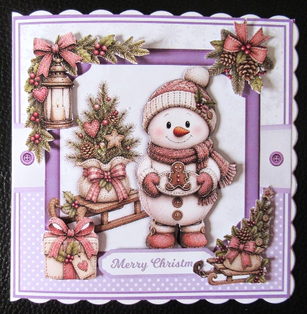 WOODLAND SNOWMAN by Davina Rundle