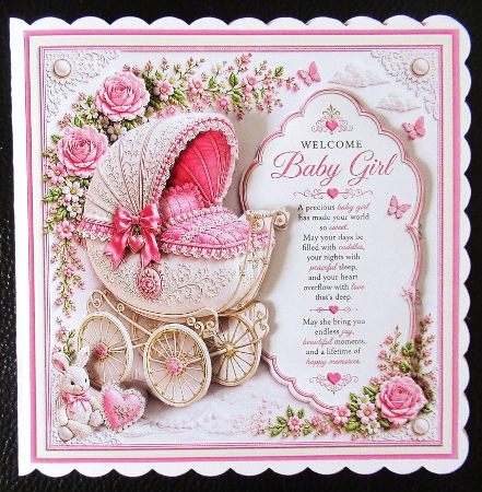 Welcome Baby Girl by Davina Rundle