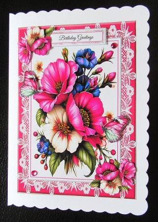 Vibrant Florals Mini Page Kit by Davina Rundle