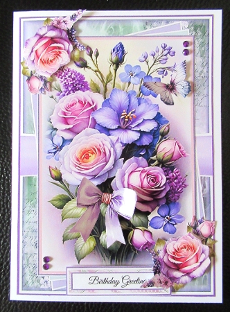 Delicate Petals Mini Page Kit by Davina Rundle