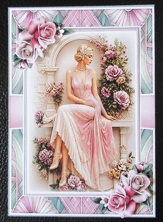 Art Deco Feminine Grace Mini Page Kit  by Davina Rundle