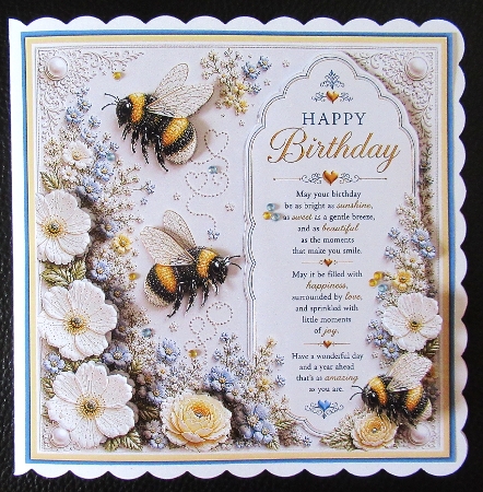 Buzzing By to Wish You a Happy Birthday by Davina Rundle