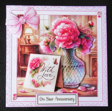 7x7 Floral birthday wishes choice of four mini kit by Davina Rundle
