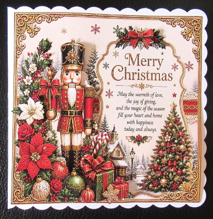  Nutcracker Christmas Red by Davina Rundle