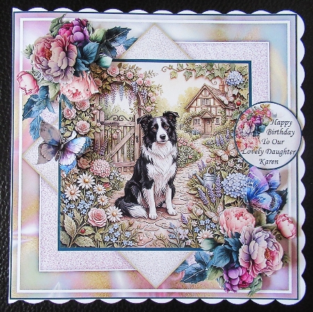 Cottage rose garden 2 by Davina Rundle