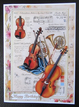 A5 Music ephemera choice of four mini kit by Davina Rundle