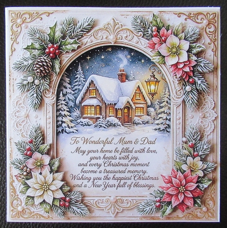 Christmas wishes Mum & Dad 2 by Davina Rundle