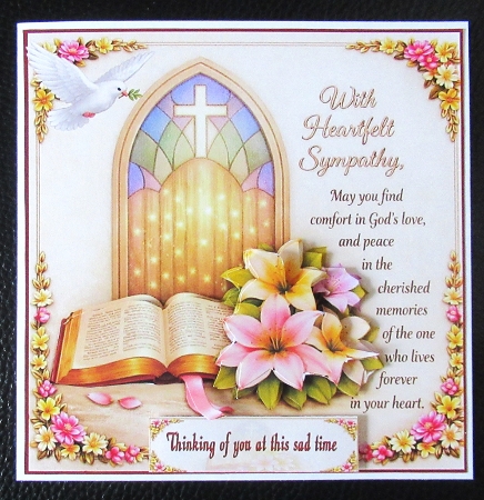 Comfort in Gods love 6x6 by Davina Rundle