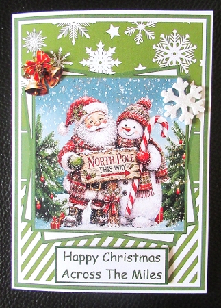 Santa & Snowman Mini Kit 5x7 (3) by Davina Rundle