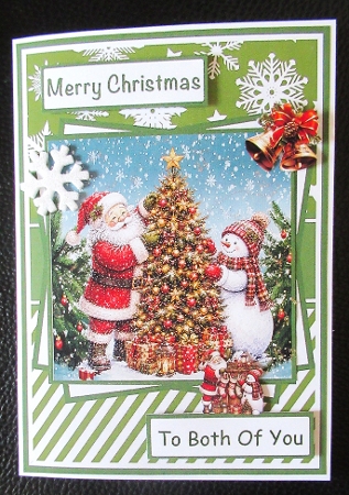 Santa & Snowman Mini Kit 5x7 (3) by Davina Rundle
