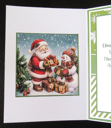 Santa & Snowman Mini Kit 5x7 (3) by Davina Rundle