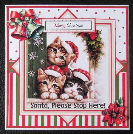 Cute Christmas Kittens Mini Page Kit by Davina Rundle