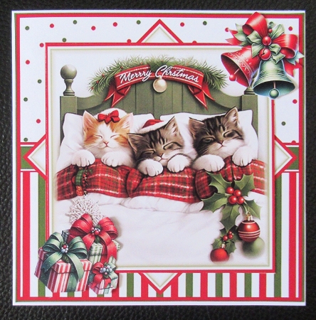 Cute Christmas Kittens Mini Page Kit by Davina Rundle