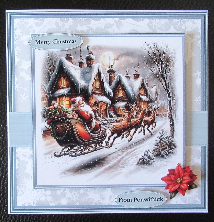 Santas on his way by Davina Rundle