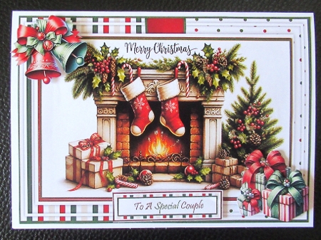 Festive Fireplace Mini Kit by Davina Rundle