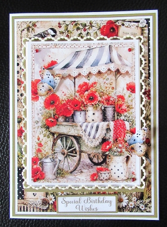Poppies #2 Mini Kit 5x7 (4) by Davina Rundle