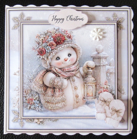 Cute Little Snowman - Mini Kit 6x6 by Davina Rundle