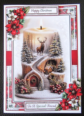 Festive Candle Mini Page Kit by Davina Rundle
